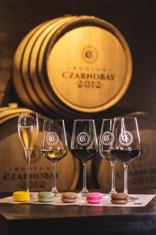 Harmonização com Macarons na Bodega Czarnobay