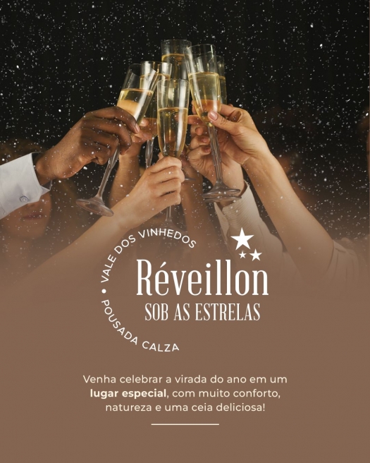 Reveillon Sob as Estrelas na Pousada Calza