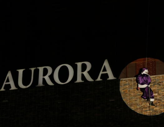 Chegada do Papai Noel na Vinícola Aurora
