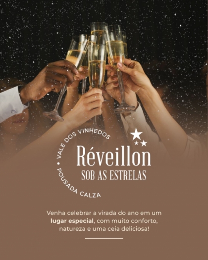 Reveillon Sob as Estrelas na Pousada Calza